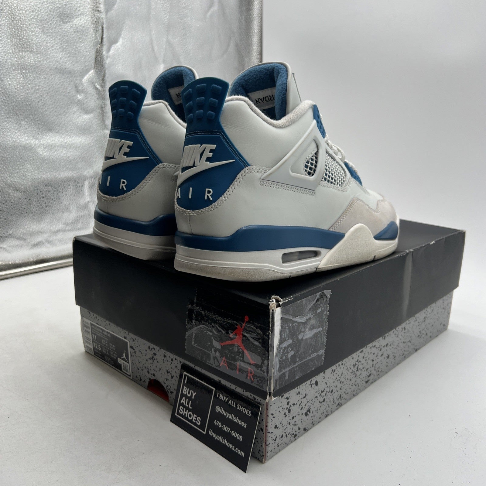 Size 11 - Air Jordan 4 Retro 2024 Military Blue (FV5029-141)