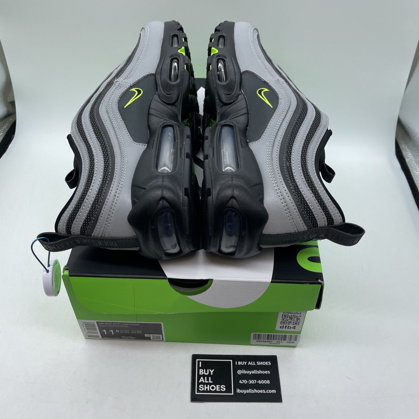Size 11.5 - Nike Air Max 95/97 PE University of Oregon Lightning (IM2174-001)