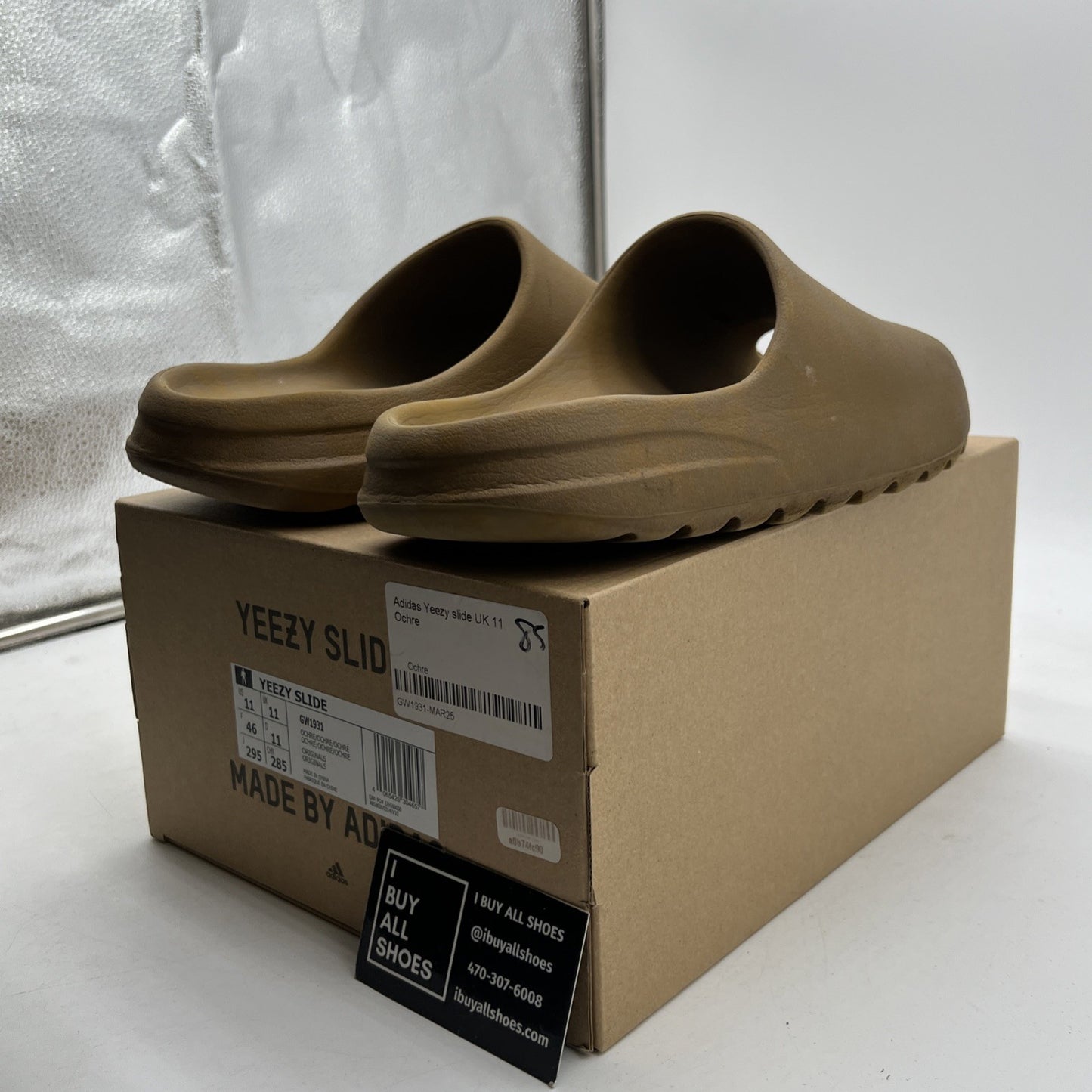Size 11 - Adidas Yeezy Slide Ochre Men's (GW1931)