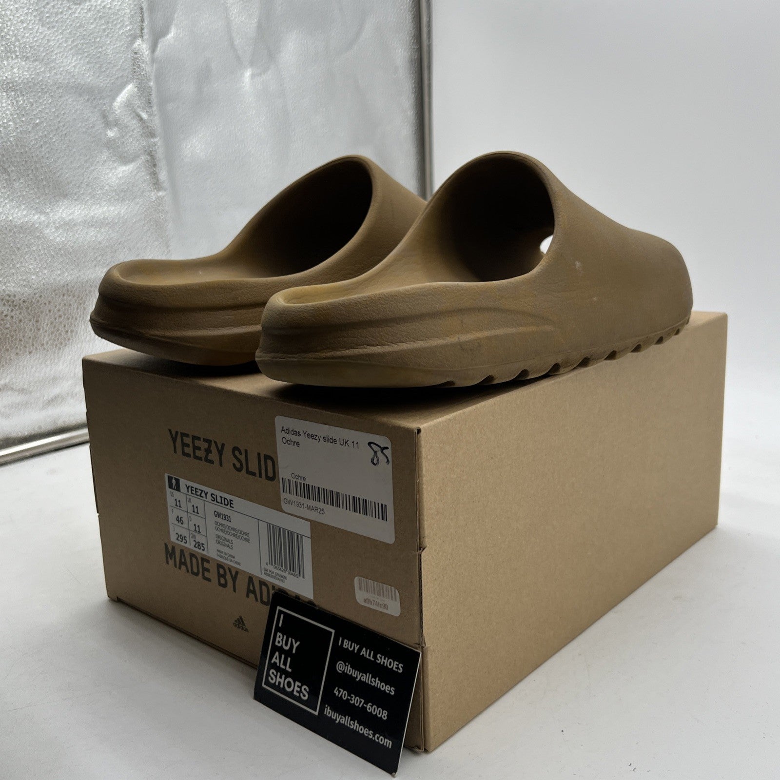 Size 11 - Adidas Yeezy Slide Ochre Men's (GW1931)