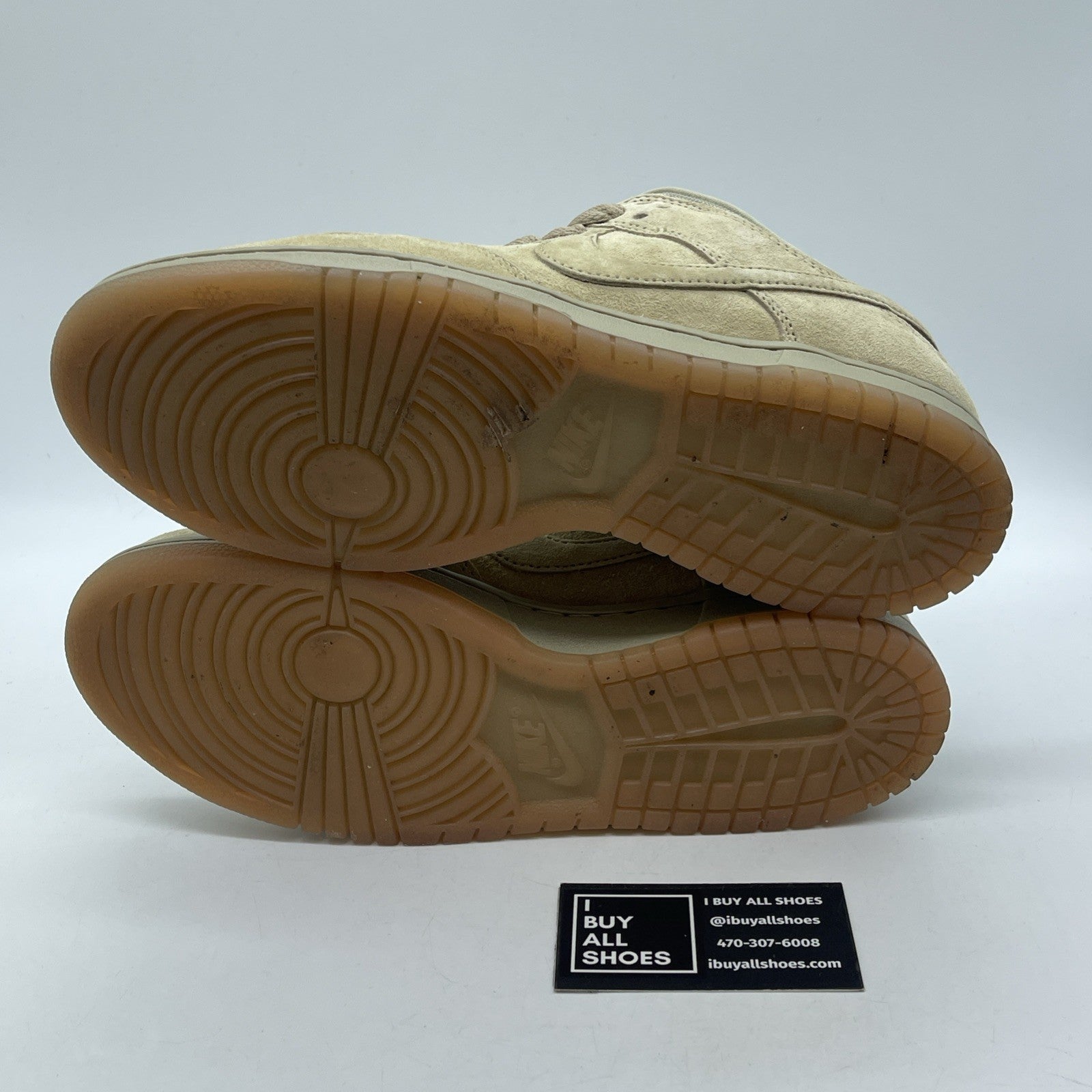 Size 8.5 - Nike Dunk SB Pro B Low Parachute Beige Brown Suede (HJ0367-200)