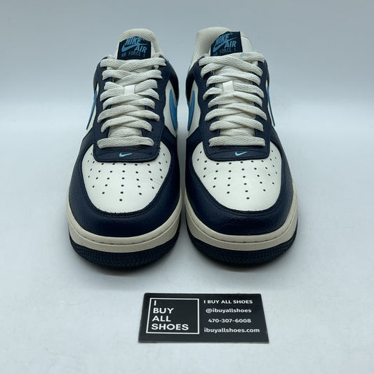 Size 9 - Nike Air Force 1 Low Armory Navy Baltic Blue White Leather (HJ9291-478)