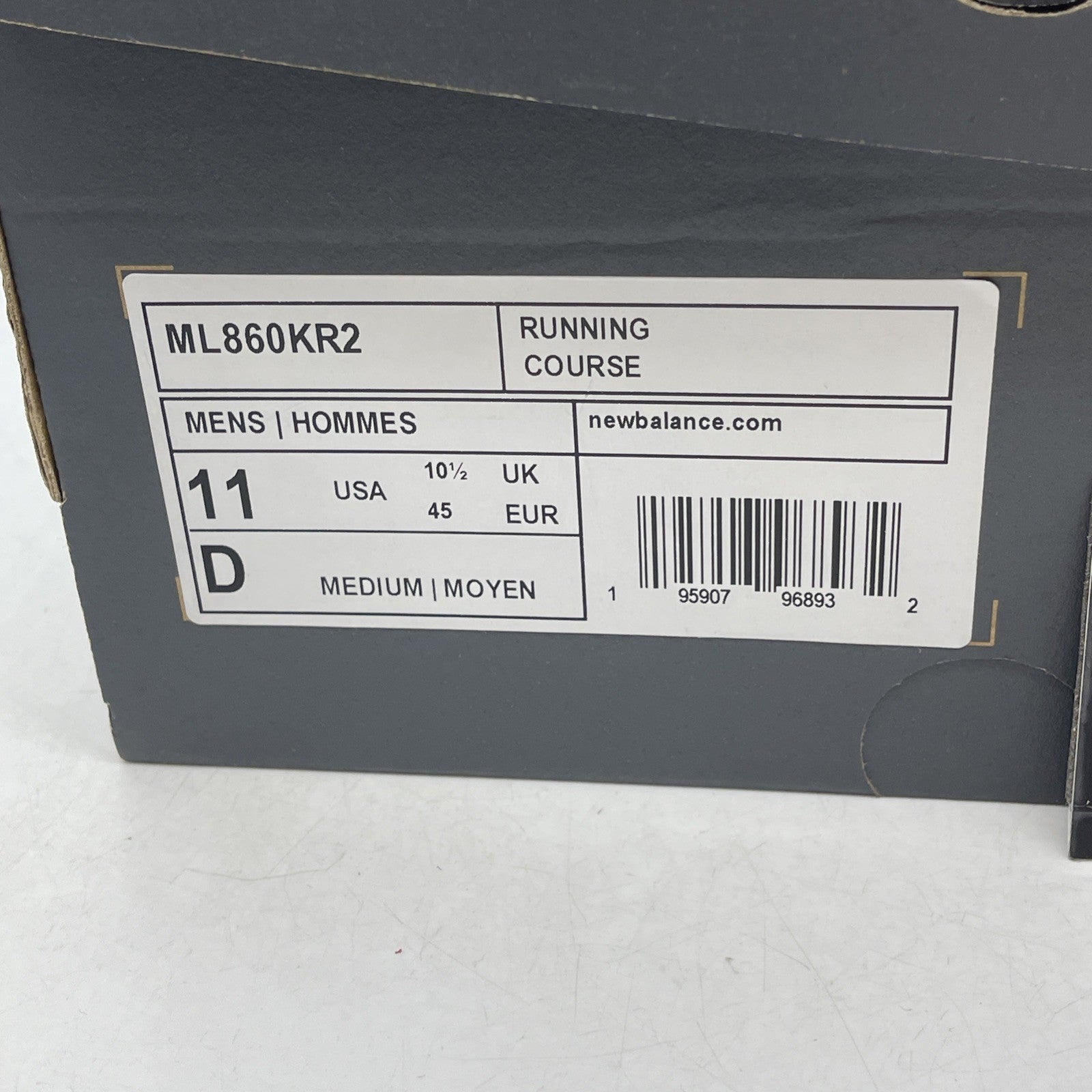 Size 11 - New Balance 860v2 Rain Cloud Magnet (ML860KR2)
