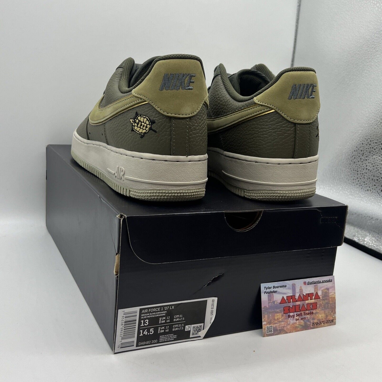 Size 13 - Nike Air Force 1 LX Turtle 2021 Brand New Og All