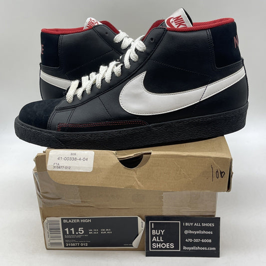 Size 11.5 - Nike Blazer High Black (315877-012)