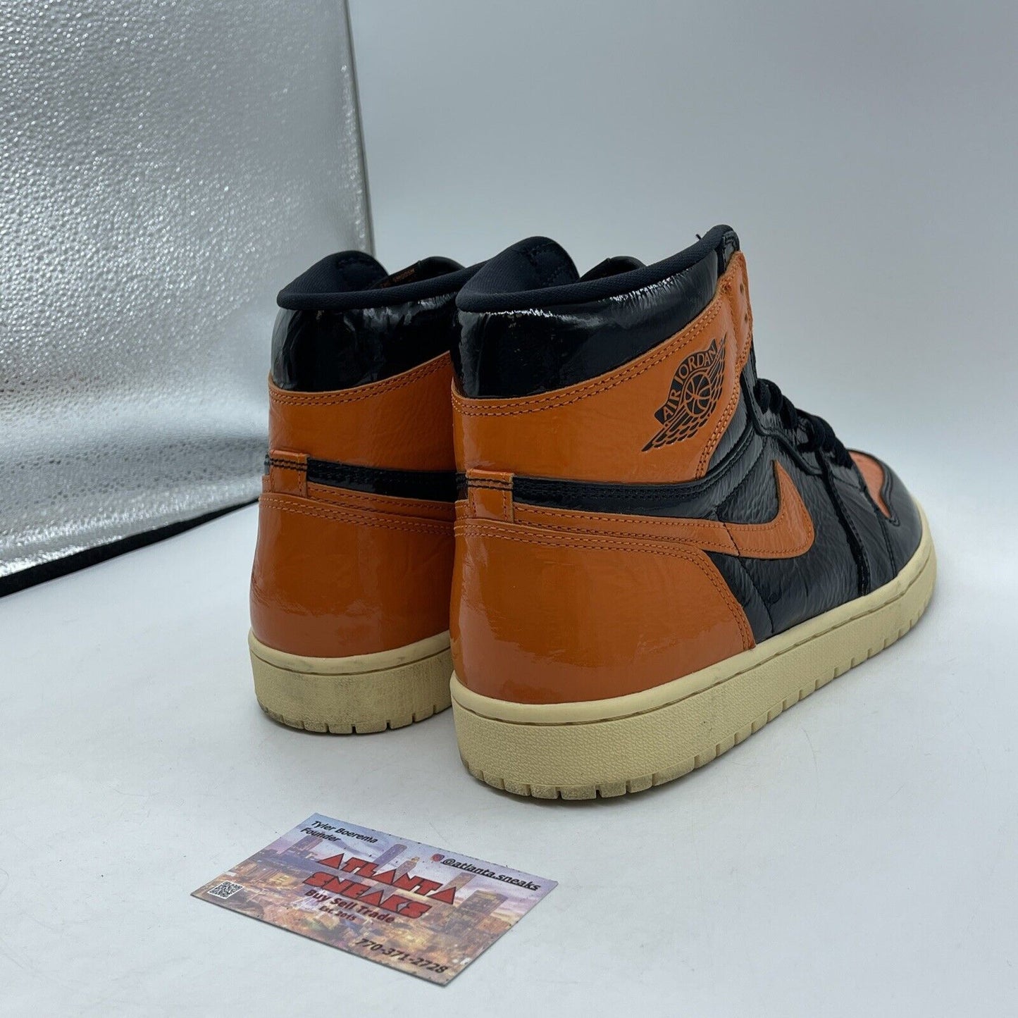 Size 10.5 - Jordan 1 Retro OG High Shattered Backboard 3.0 Leather (555088-028)