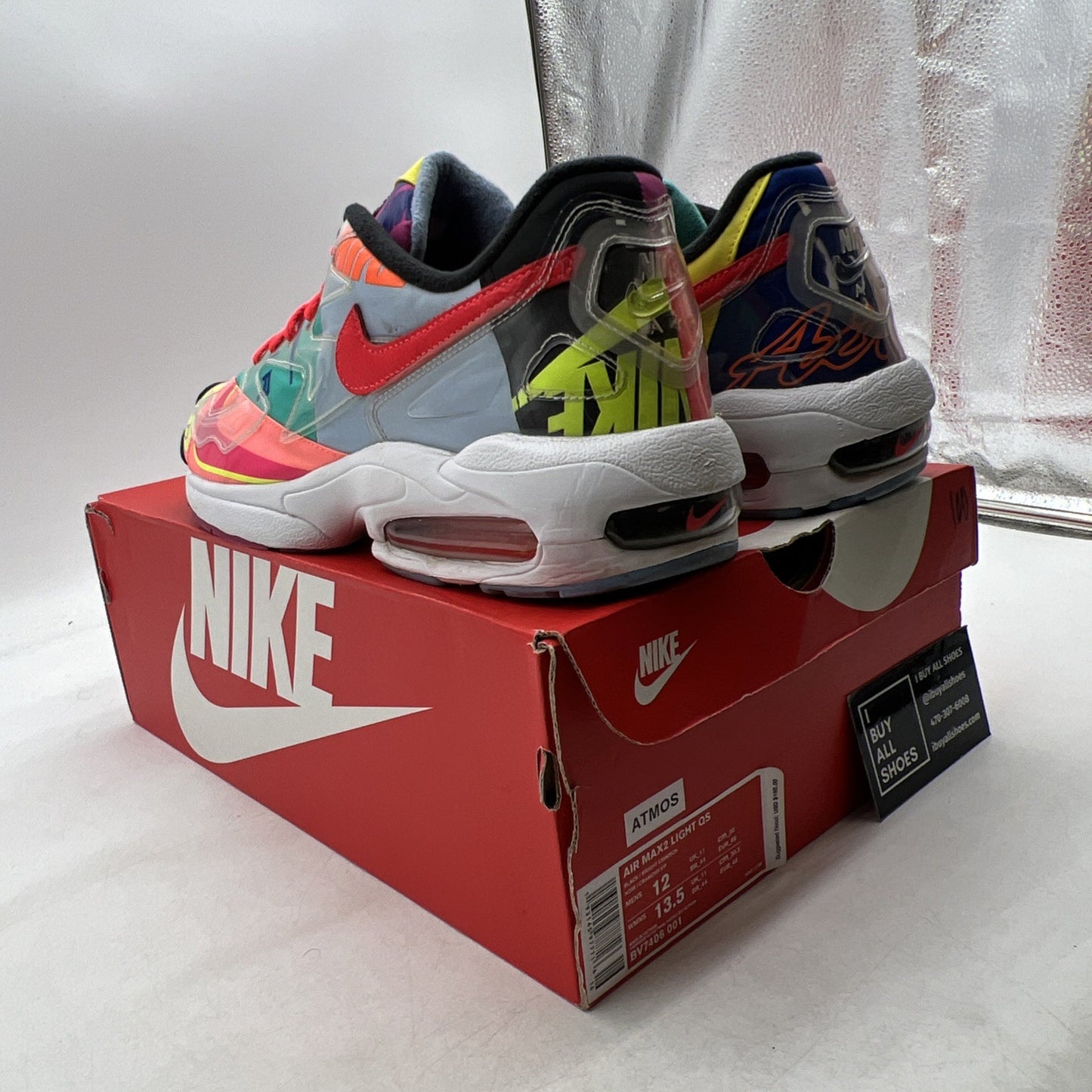 Size 12 - Nike Atmos x Air Max 2 Light QS Logos (BV7406-001)