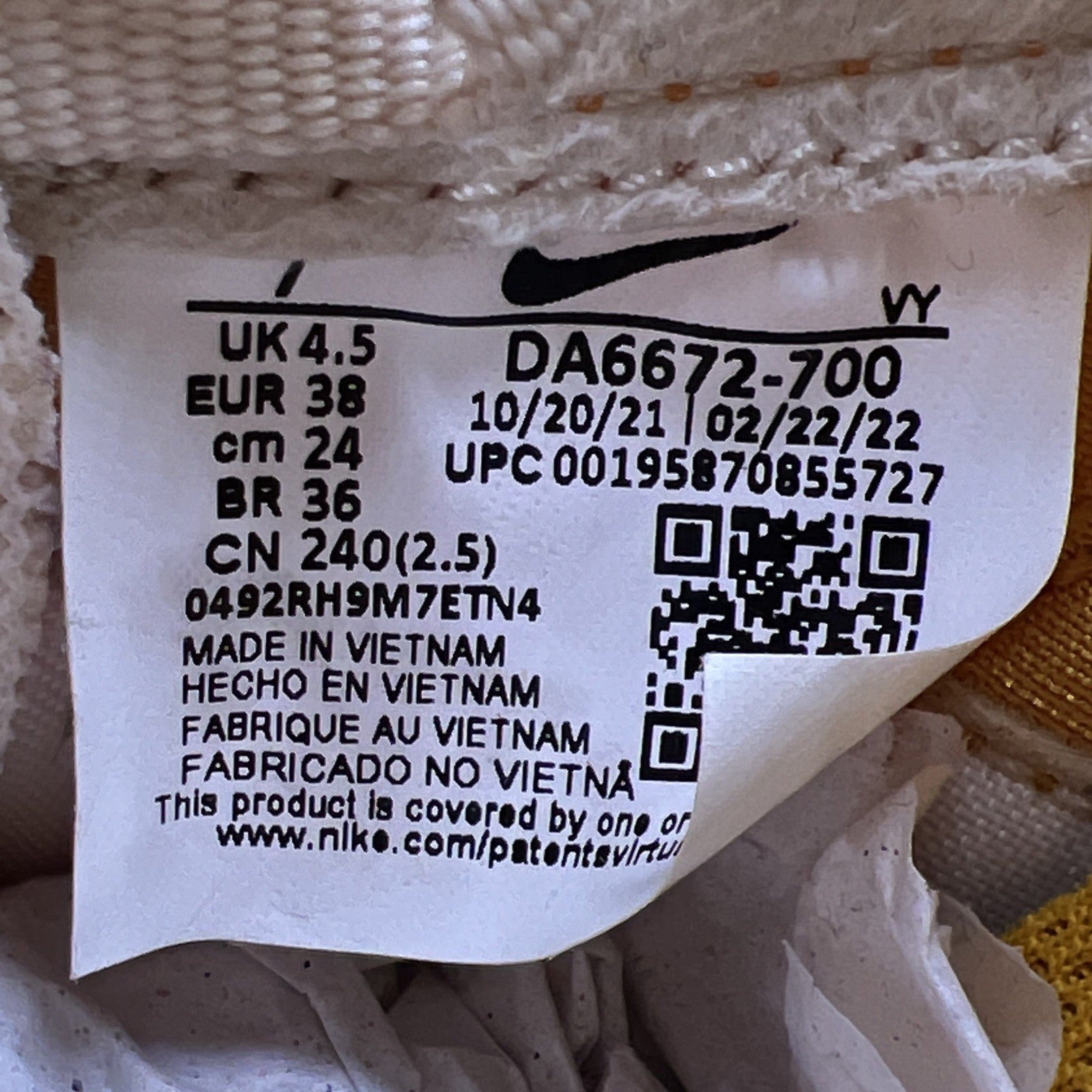 Size 7 - NikeCraft General Purpose Shoe x Tom Sachs Low Archive W (DA6672-700)