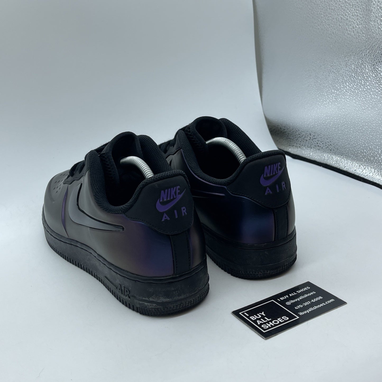 Size 11 - Nike Air Force 1 Foamposite Pro Court Purple Leather (AJ3664-500)