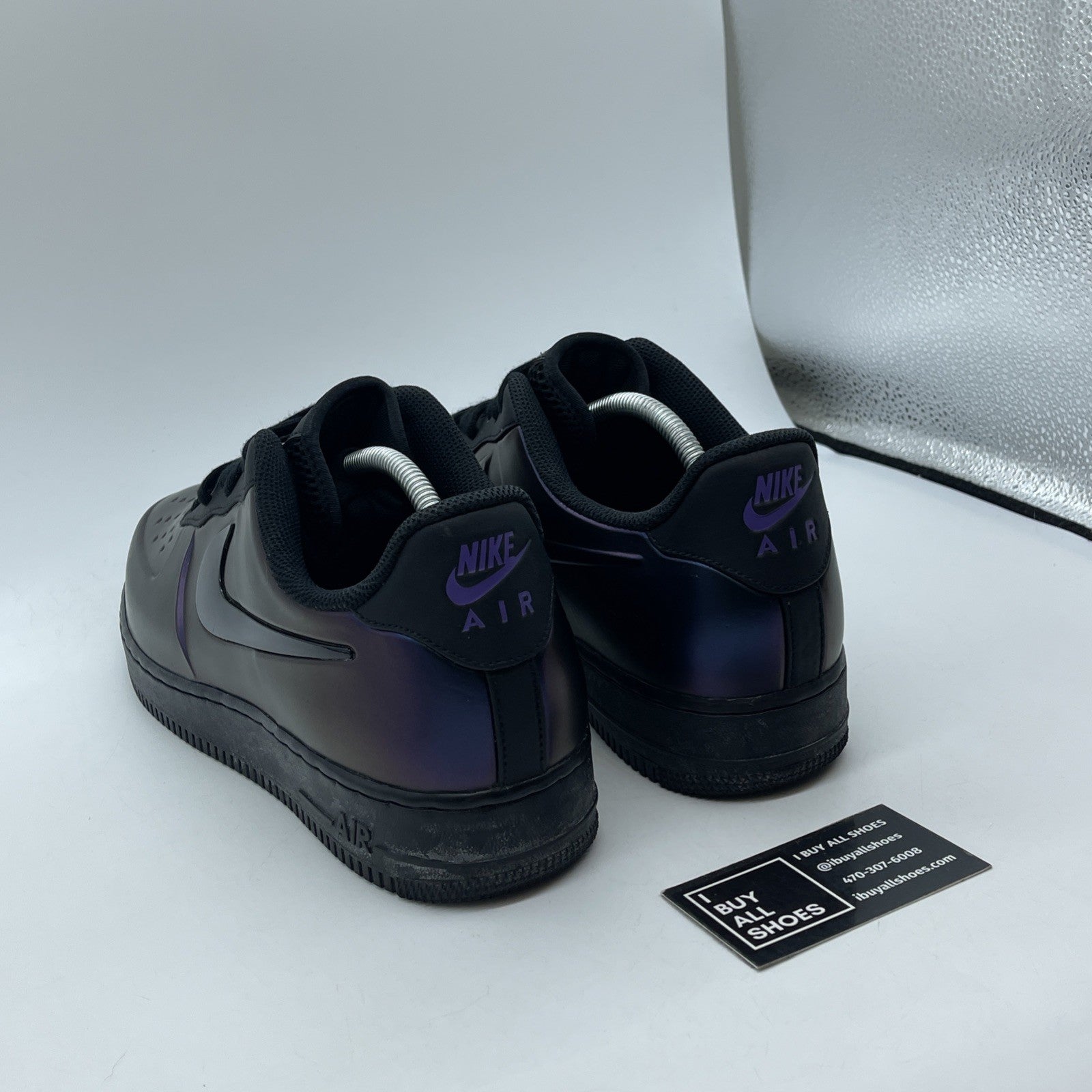 Size 11 - Nike Air Force 1 Foamposite Pro Court Purple Leather (AJ3664-500)