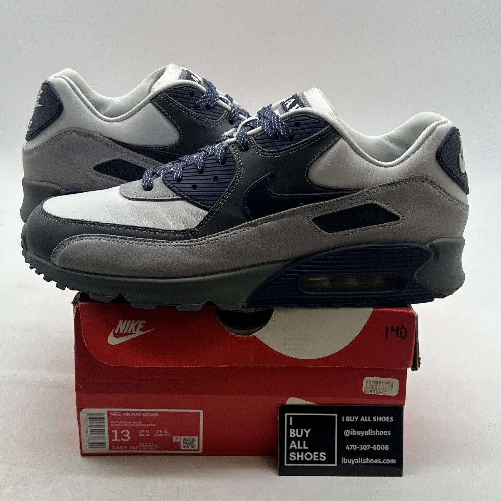 Size 13 - Nike Air Max 90 NRG Lahar Escape - Indigo (CI5646-100)