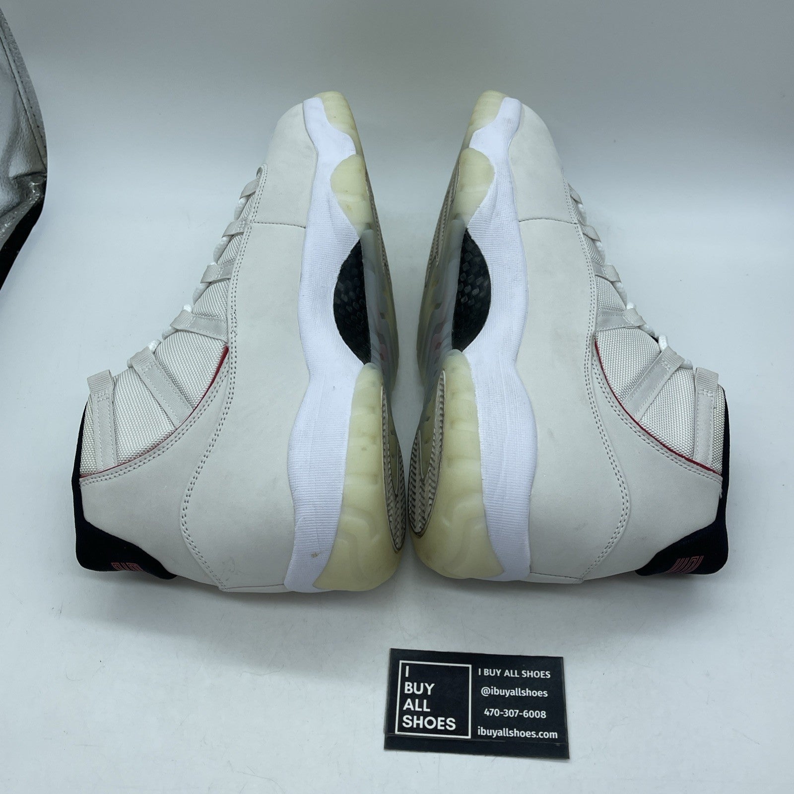 Size 14 - Air Jordan 11 Retro Platinum Tint Tan Black Suede (378037-016)