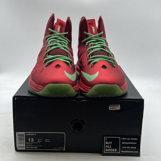 Size 13 - Nike LeBron 10 Christmas (541100-600)