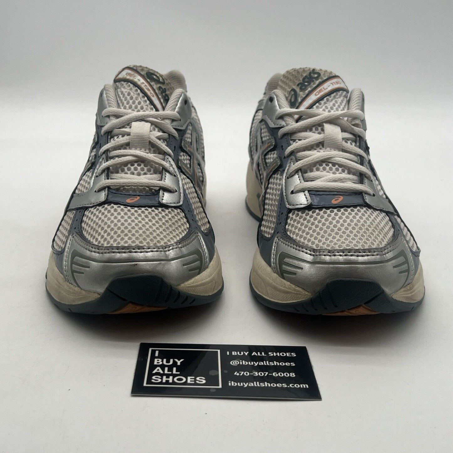 Size 9.5 - ASICS Gel 1130 White Ironclad (1201A256-110)