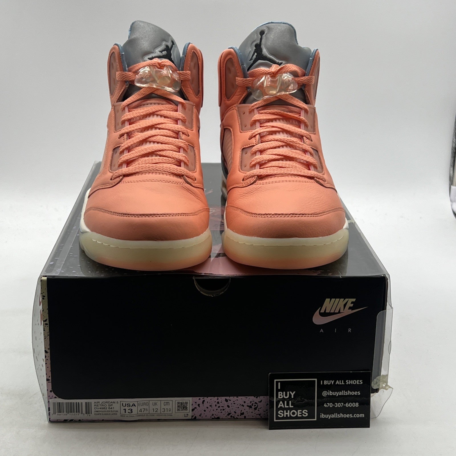 Size 13 - Jordan 5 Retro x DJ Khaled Mid We The Best - Crimson Bliss DV4982-641
