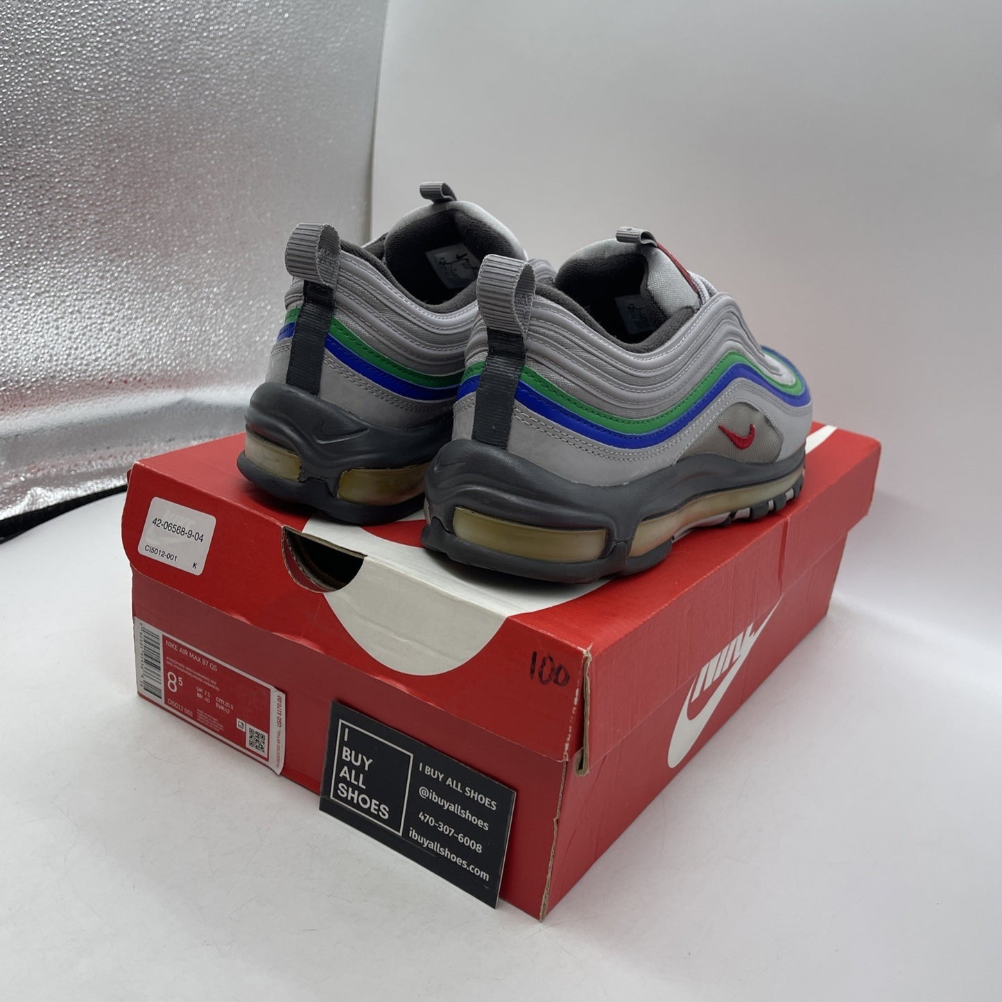 Size 8.5 - Nike Air Max 97 Nintendo 64 (CI5012-001)