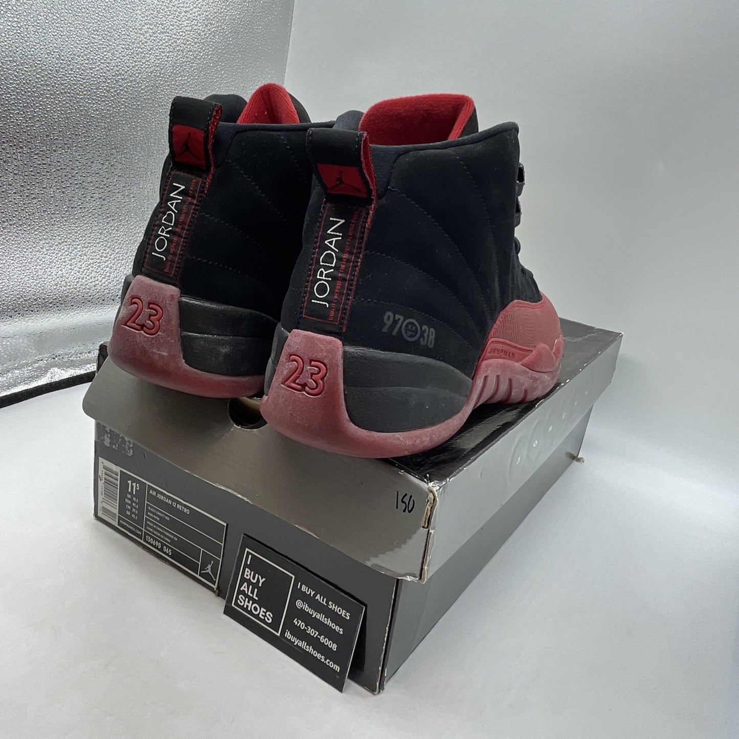 Size 11.5 - Air Jordan 12 Retro 2009 Flu Game (130690-065)
