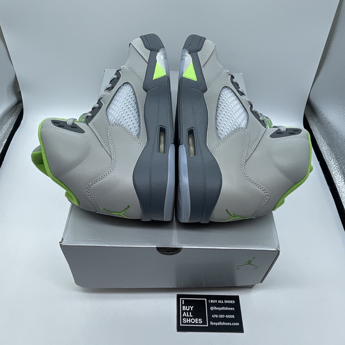 Size 9.5 - Jordan 5 Retro Green Bean Grey Leather (DM9014-003)
