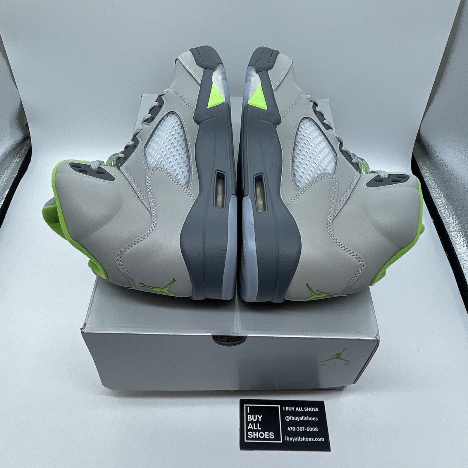 Size 9.5 - Jordan 5 Retro Green Bean Grey Leather (DM9014-003)