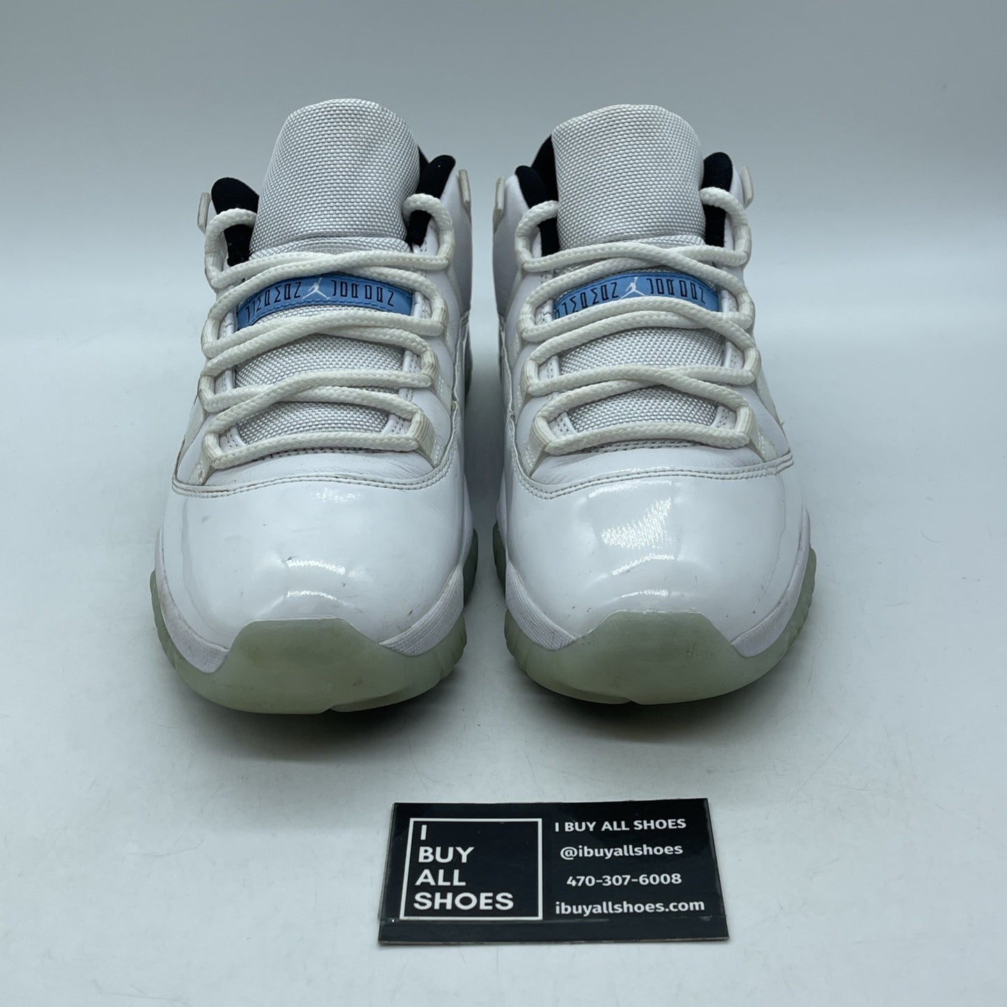 Size 9.5 - Jordan 11 Retro Low Legend Blue White Leather (AV2187-117)