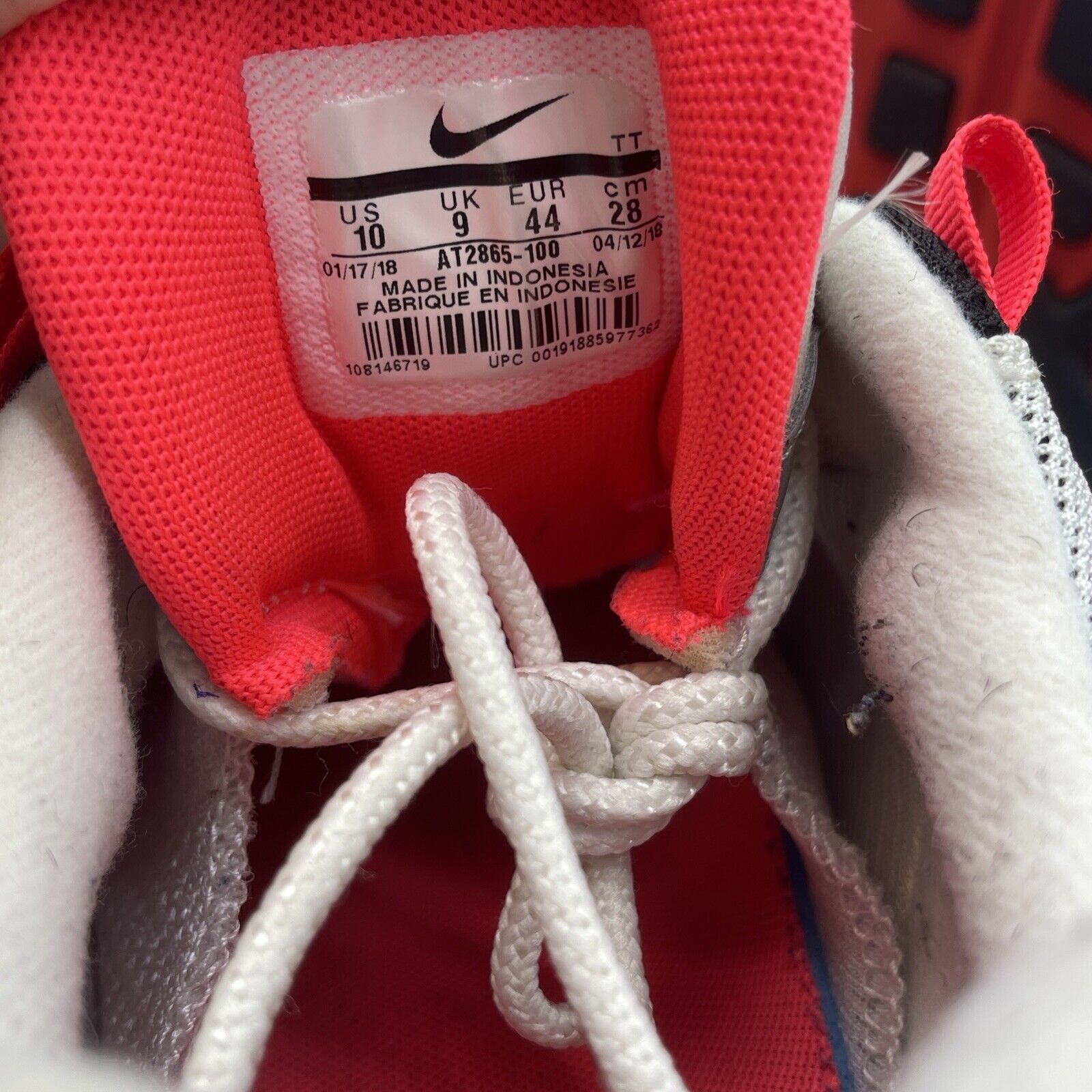 Size 10 - Nike Air Max 95 OG Solar Red Greet Pink Suede Black (AT2865-100)