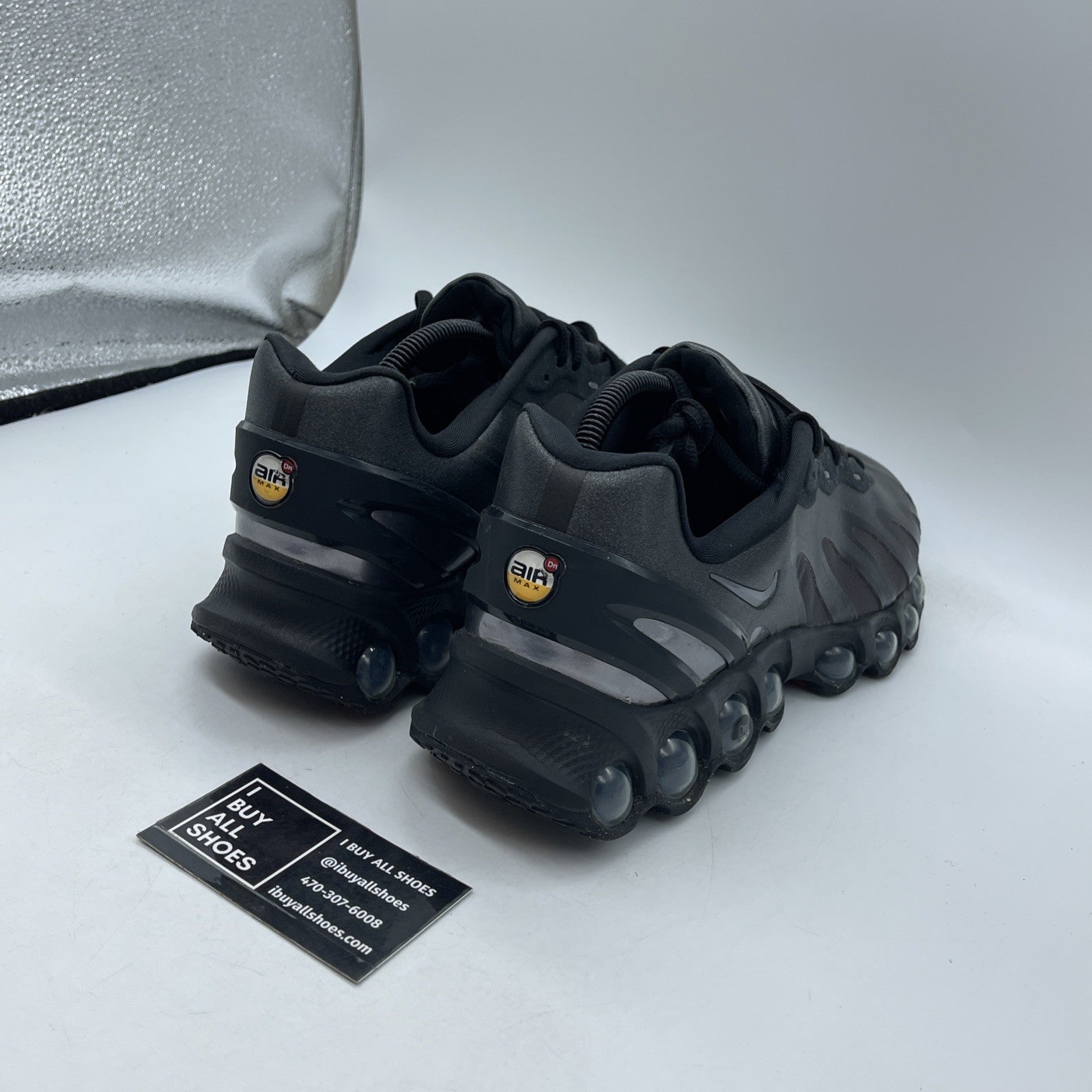 Size 11.5W - Nike Air Max DN8 Black Metallic Dark Grey (HF5509-002)