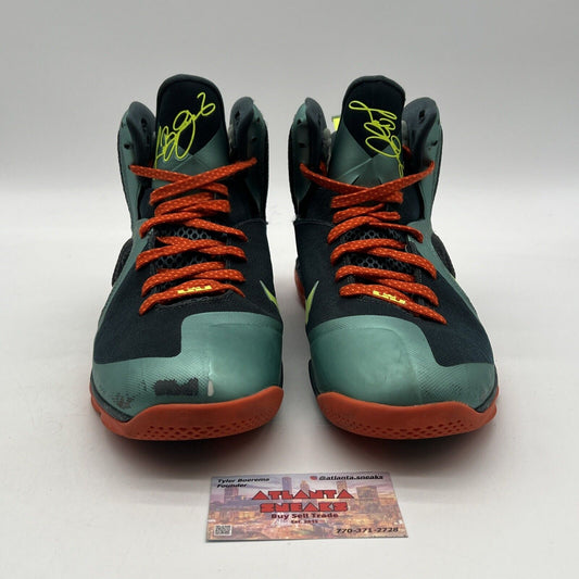 Size 11 - Nike LeBron 9 Cannon - Orange (469764-004)