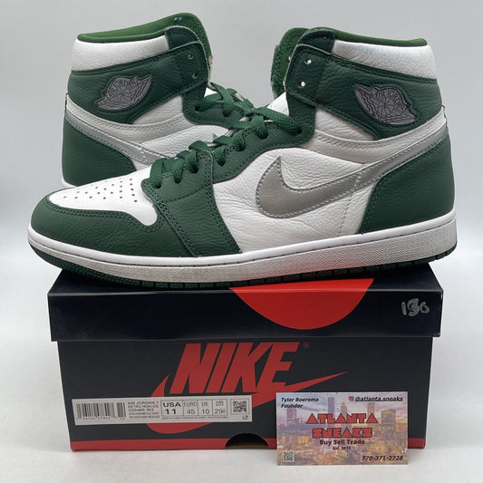 Size 11 - Jordan 1 Retro OG High Gorge Green White Silver (DZ5485-303)