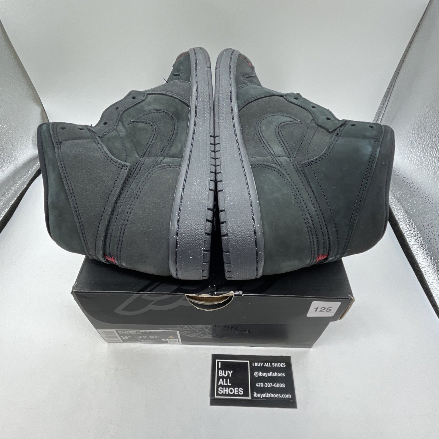 Size 9.5 - Air Jordan 1 SE Craft Mid Dark Smoke Red (FD8634-001)