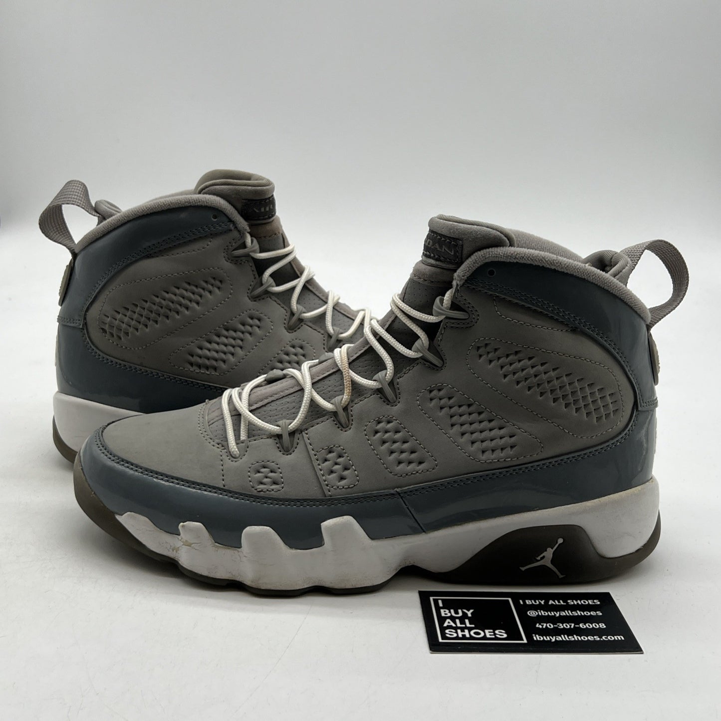 Size 9 - Air Jordan 9 Retro 2012 Cool Grey (302370-015)
