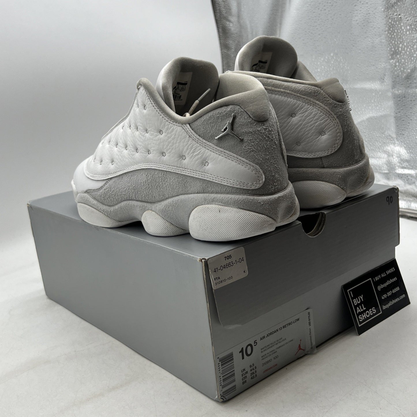 Size 10.5 - Air Jordan 13 Retro Low Pure Money (310810-100)