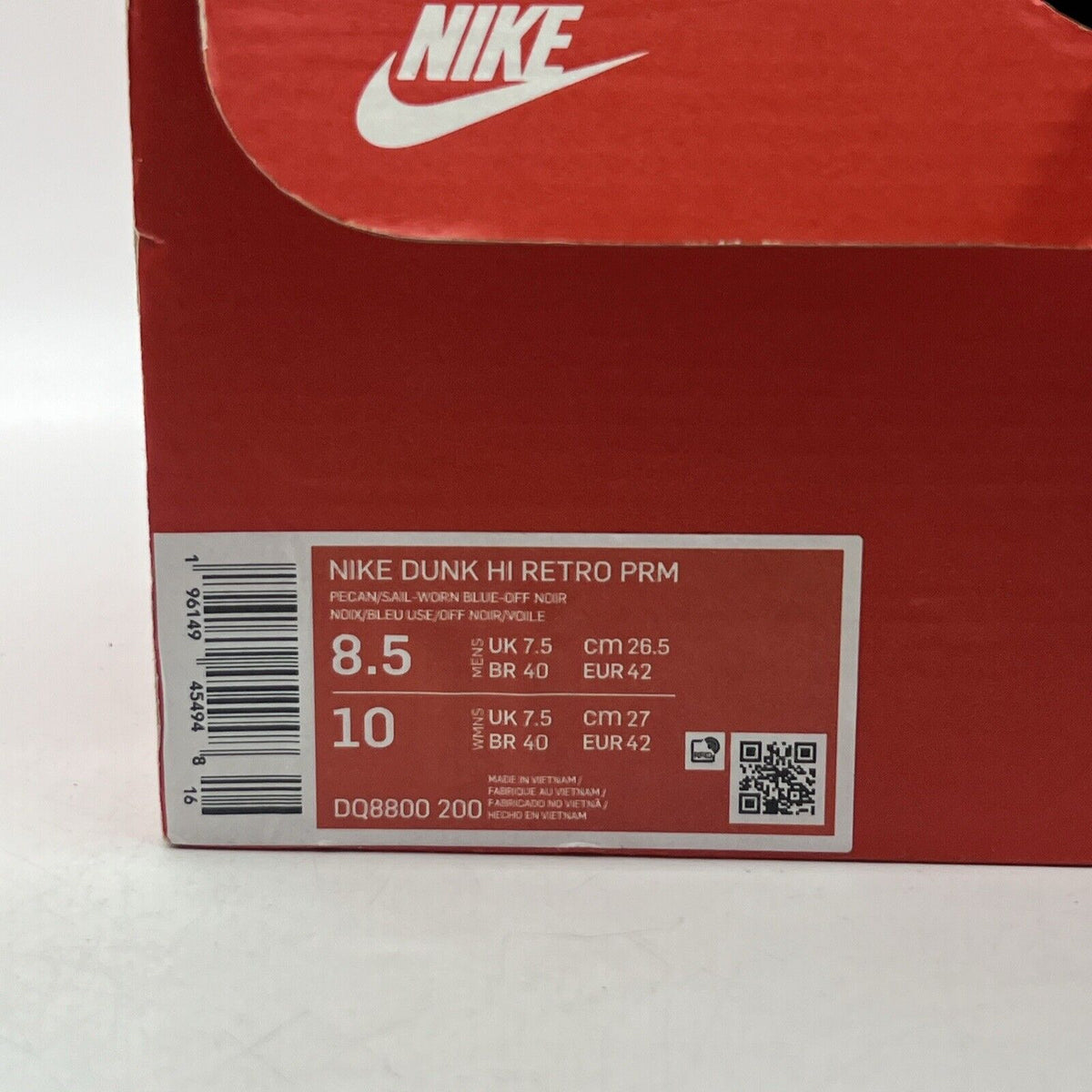Size 8.5 - Nike Dunk Vintage High Certified Fresh - Pecan Leather (DQ8800-200)