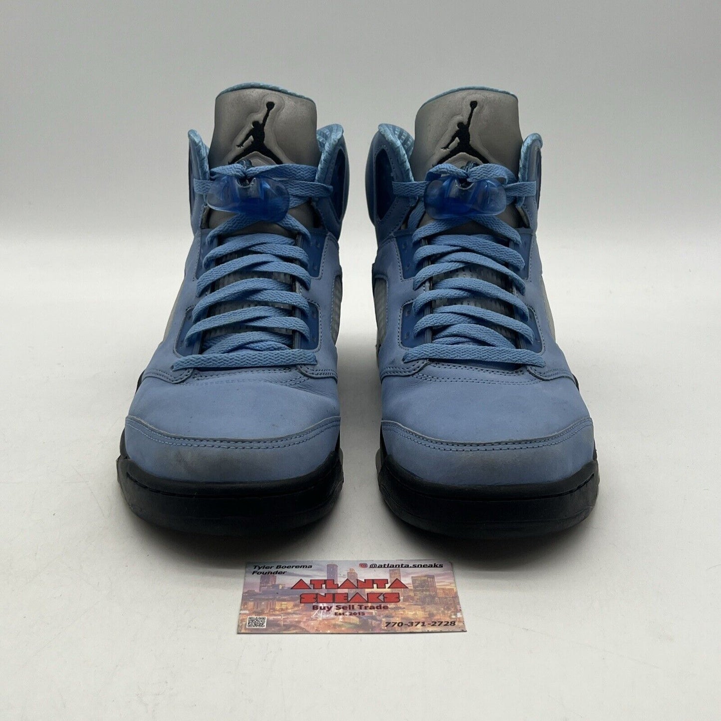 Size 11.5 - Jordan 5 Retro SE Mid UNC Black White Suede (DV1310-401)