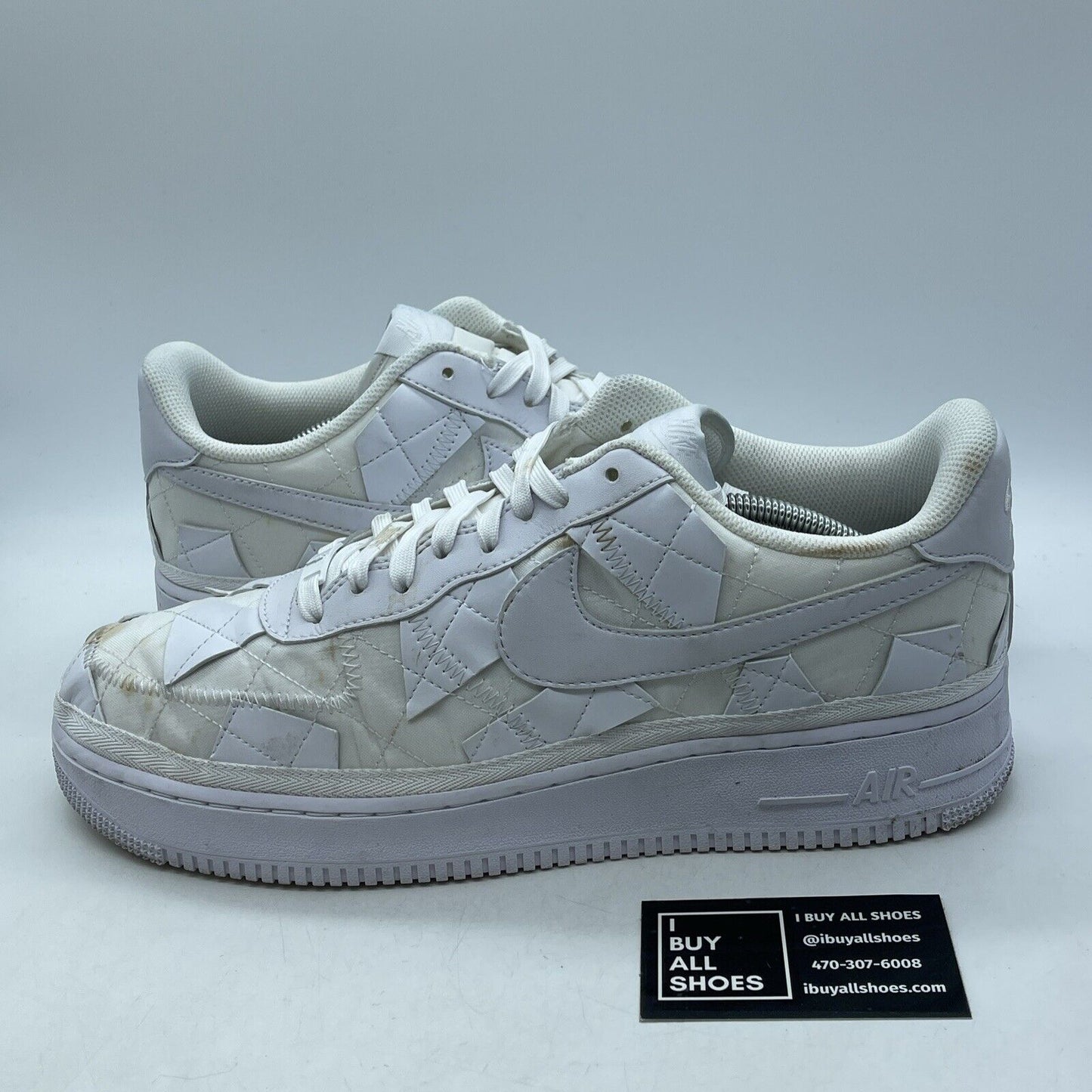 Size 13 - Nike Billie Eilish x Air Force 1 Low Triple White Suede (DZ3674-100)