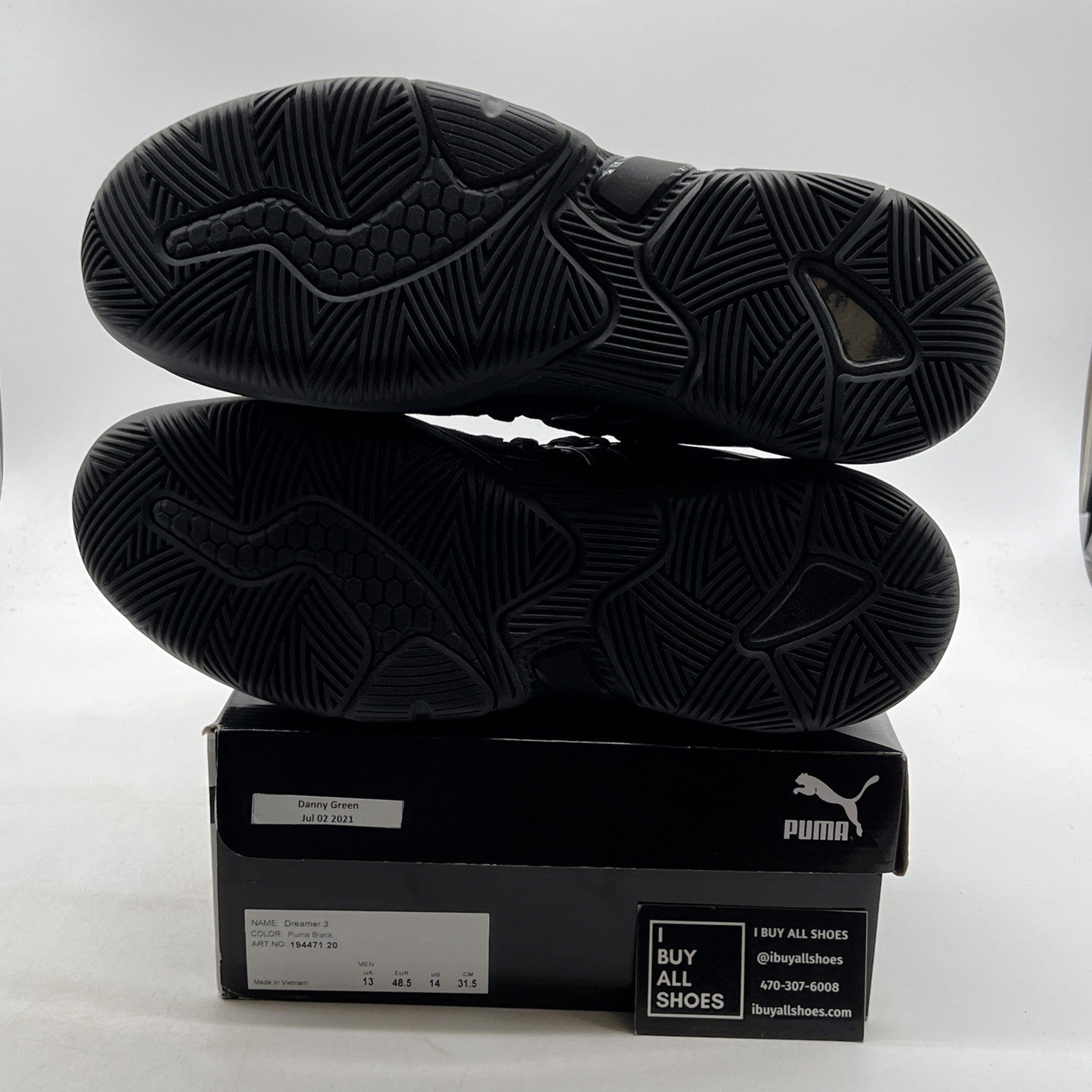 Size 13 - PUMA Dreamer 3 Mid tops: Triple Black (194471-20)