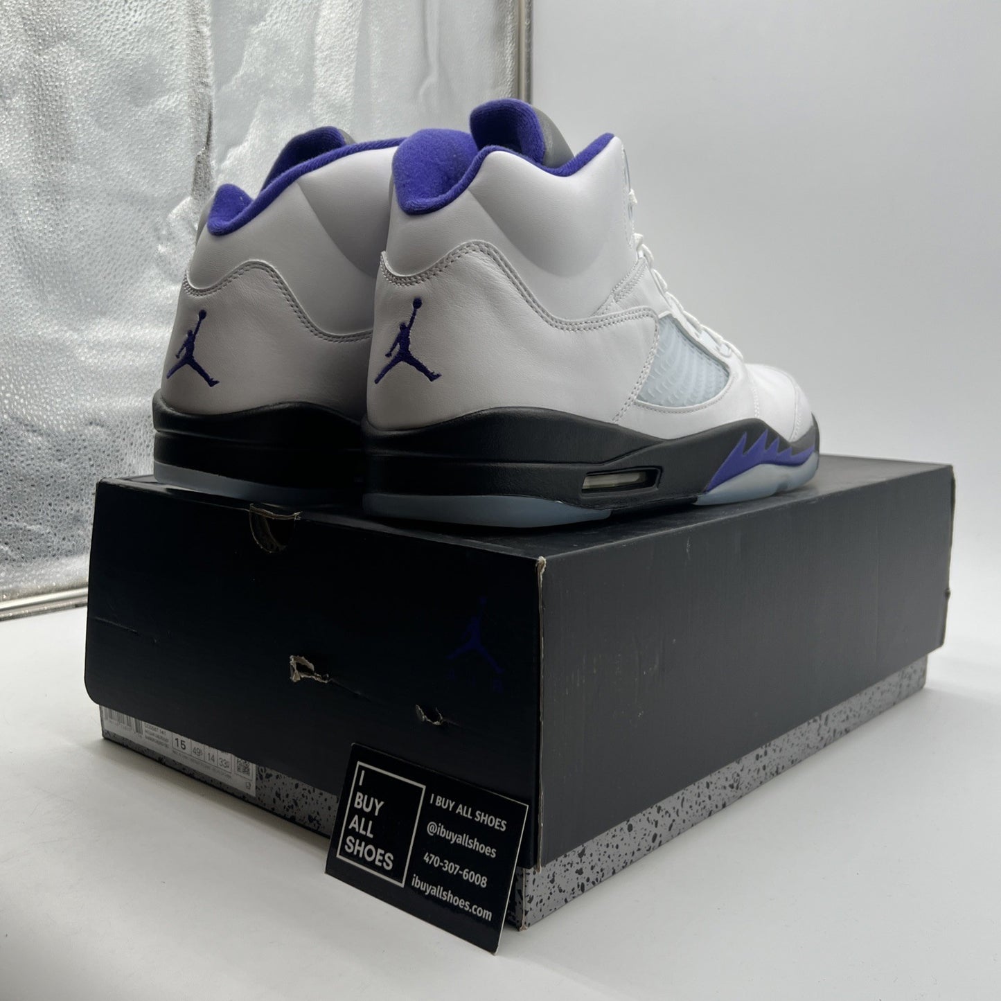 Size 15 - Air Jordan 5 Concord 2022 (DD0587-141)
