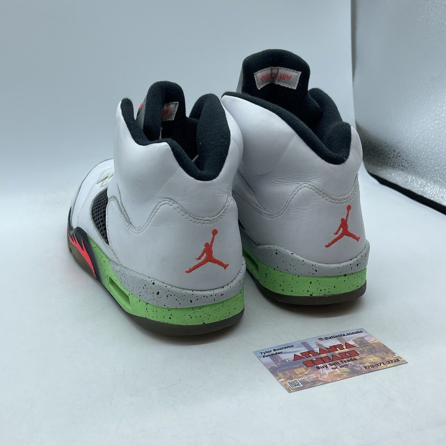 Size 10 - Air Jordan 5 Retro Pro Stars White Black Red Leather (136027-115)