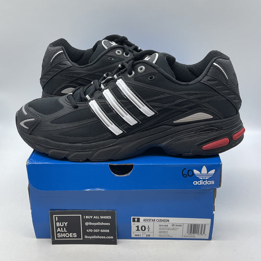 Size 10.5 - adidas Adistar Cushion Lace Up  Mens Black (ID1169)