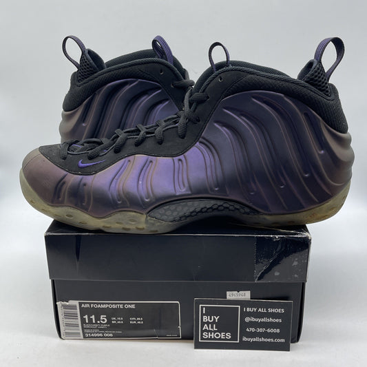 Size 11.5 - Nike Air Foamposite One 2017 Eggplant Purple Black (314996-008)