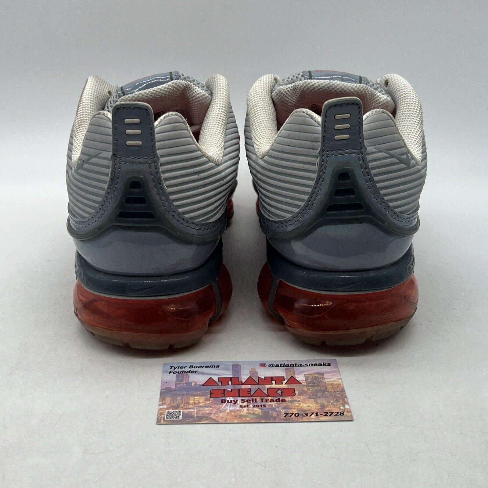 Size 10.5 - Nike Air VaporMax 360 Grey Flash Crimson (CK9671-002)