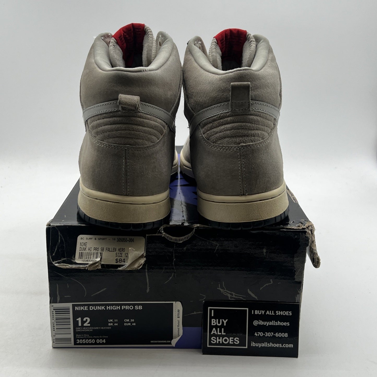Size 12 - Nike Dunk Pro SB High Pee Wee Herman (305050-004)