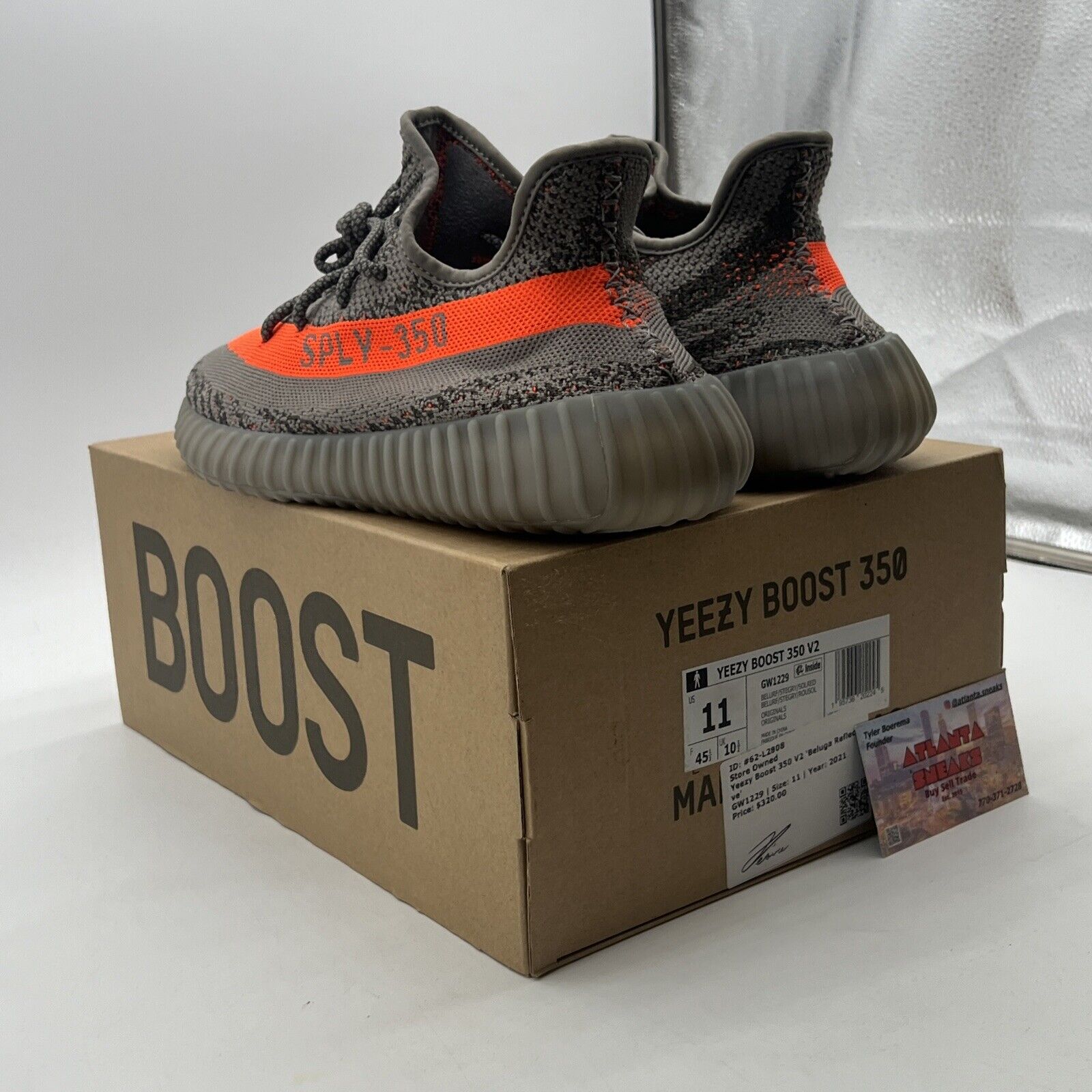 Size 11 - adidas Yeezy Boost 350 V2 Low Beluga Reflective (GW1229)