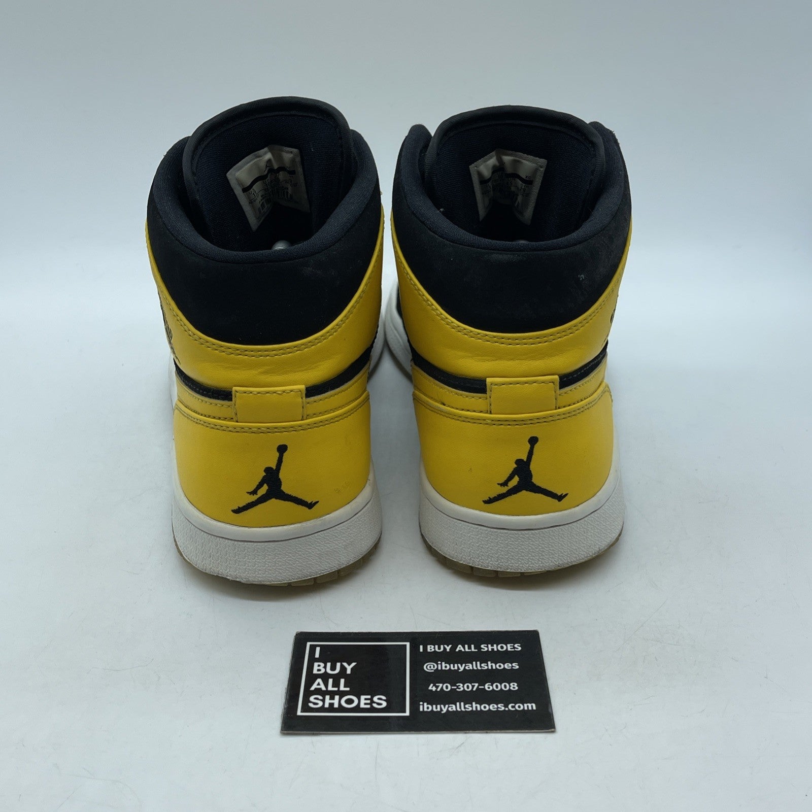 Size 11 - Air Jordan 1 Retro 2017 Mid New Love Yellow Suede (554724-035)