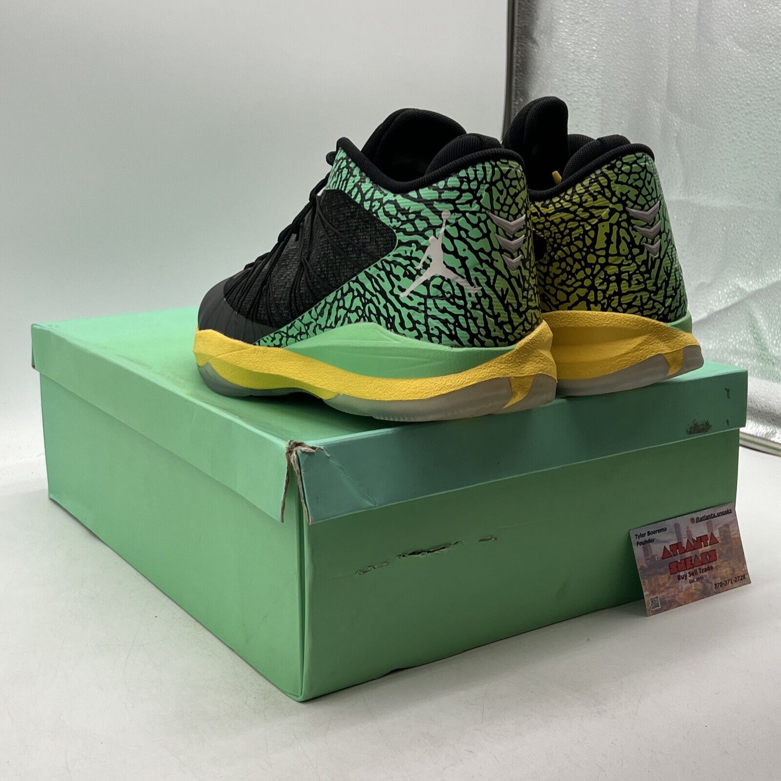 Size 13.5 - Jordan CP3 7 Brazil Pack Black Yellow (687913-820)