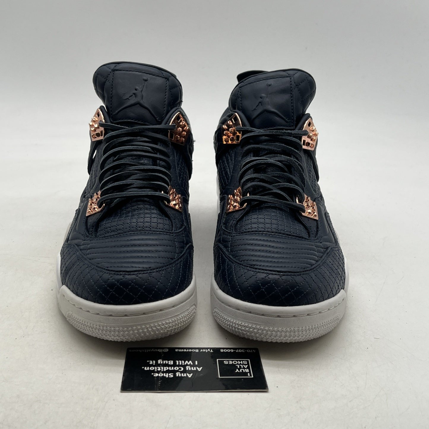 Size 11 - Air Jordan 4 Retro Premium Obsidian (819139-402)