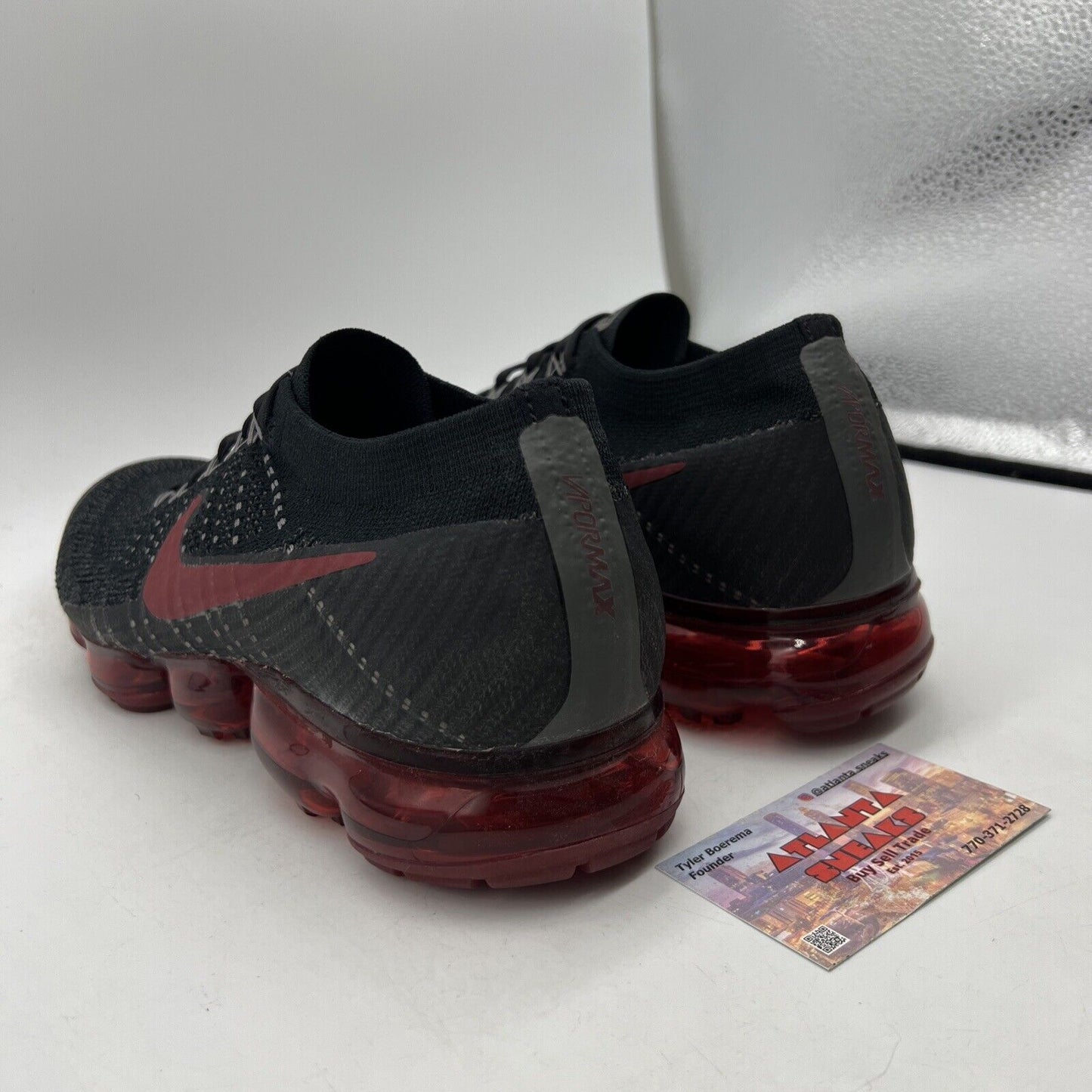 Size 11 - Nike Air VaporMax Bred Black Red (849558-013)