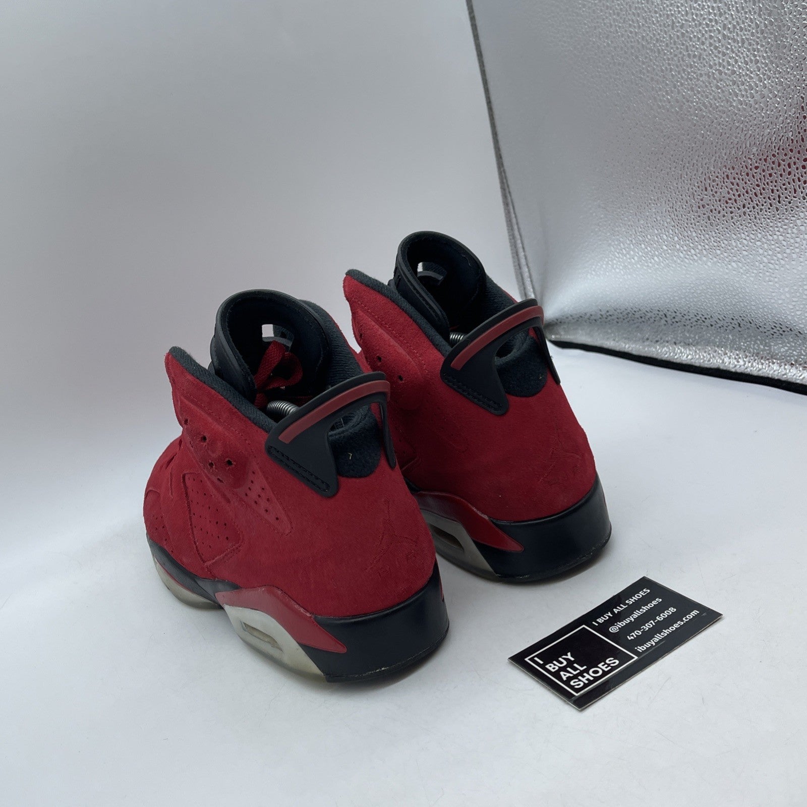 Size 10 - Air Jordan 6 Retro Toro Bravo Red Black Suede (CT8529-600)