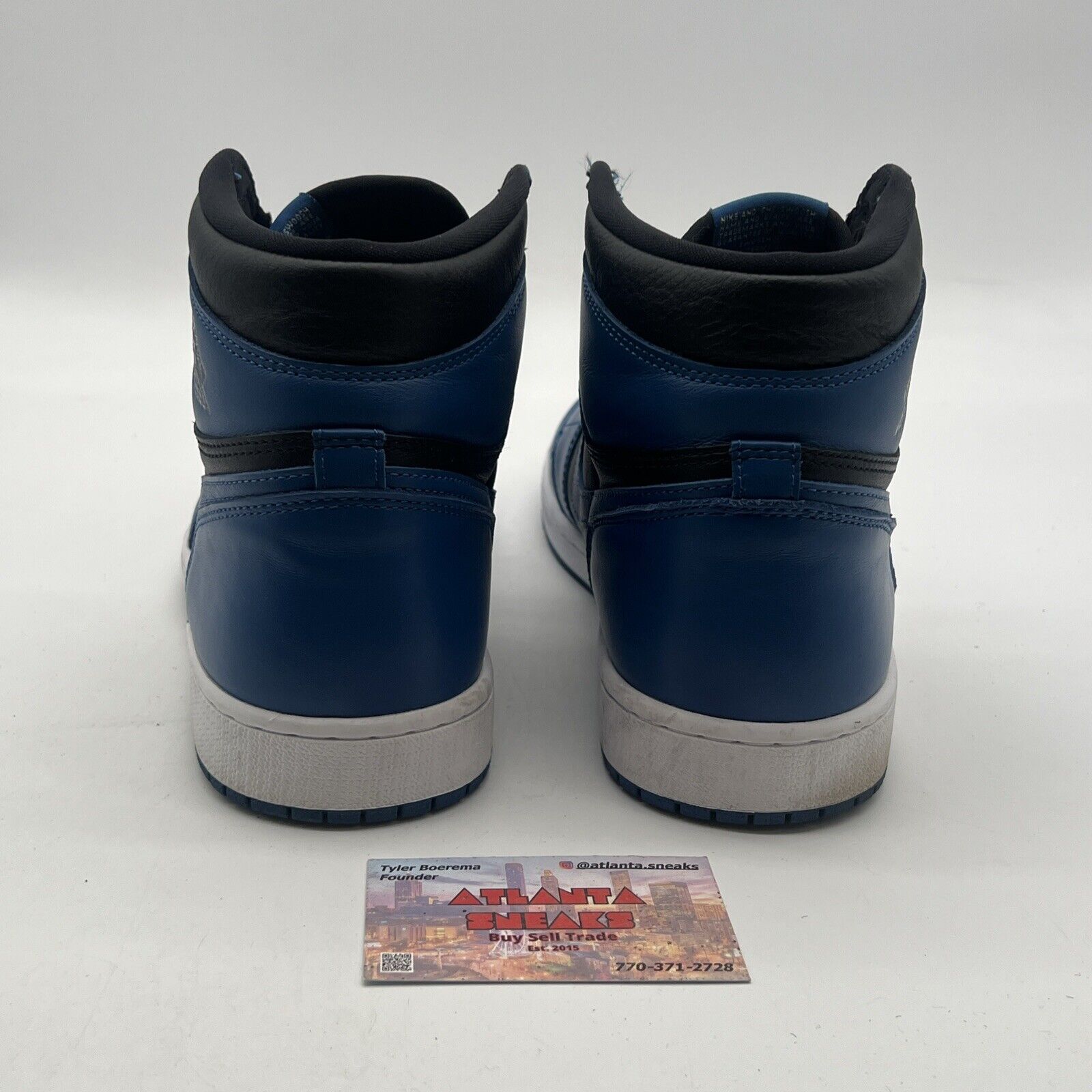 Size 12 - Air Jordan 1 Retro OG High Dark Marina Blue (555088-404)