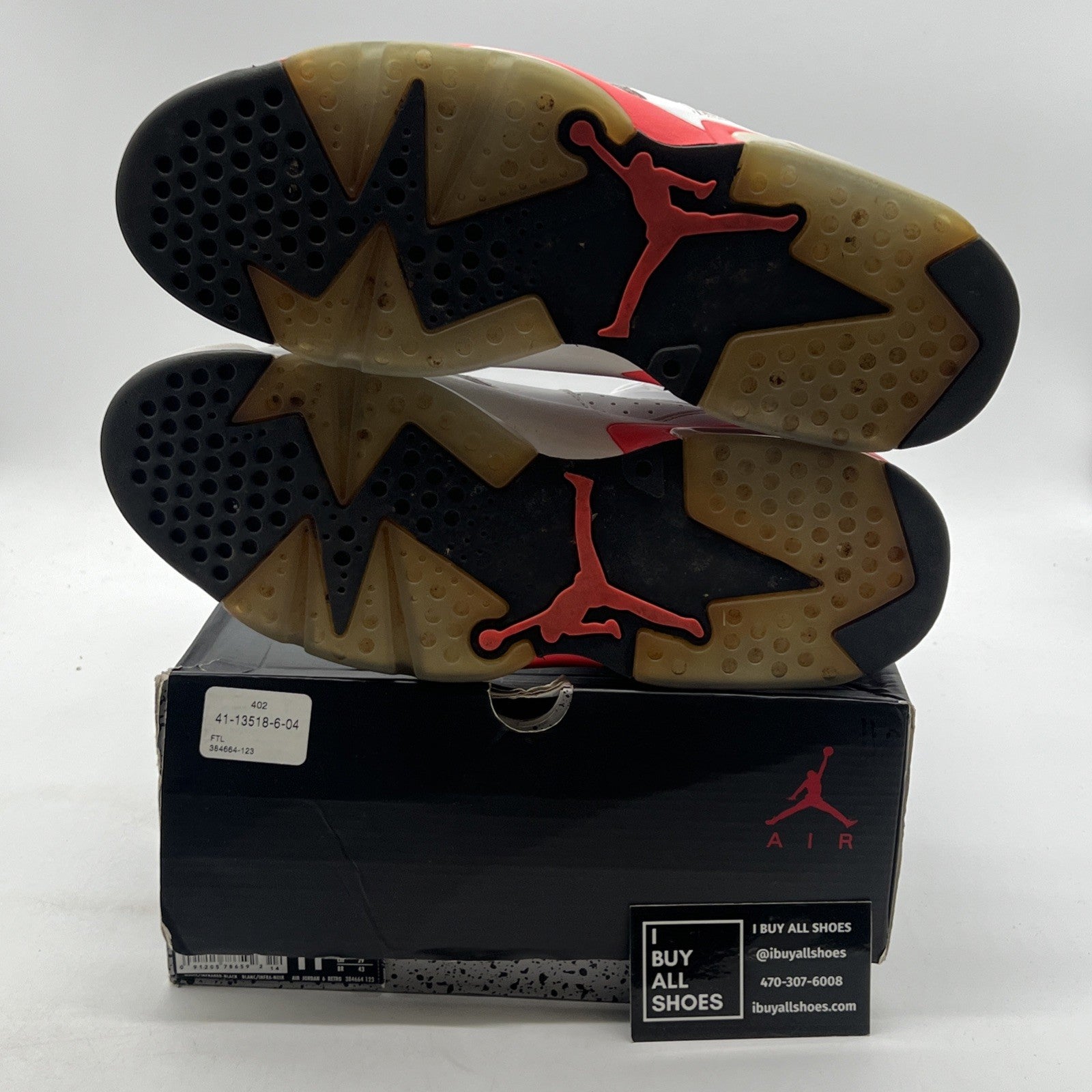 Size 11 - Air Jordan 6 Retro 2014 White Infrared (384664-123)