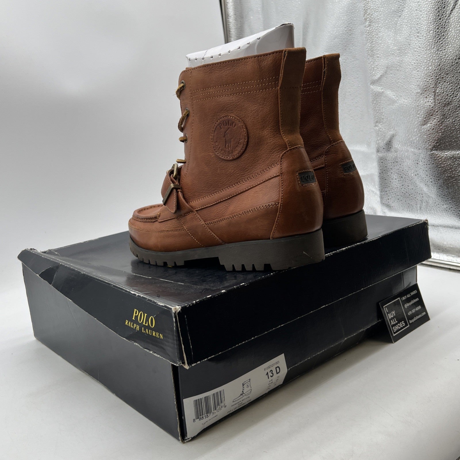Size 13 - Polo Ralph Lauren Men's Ranger Boots – Tan